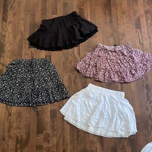 Bundle of 4 skirts